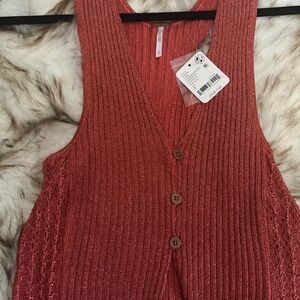 Free People Sequin Tank Top NWT.. Size S